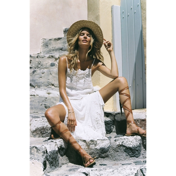 spell magnolia midi dress